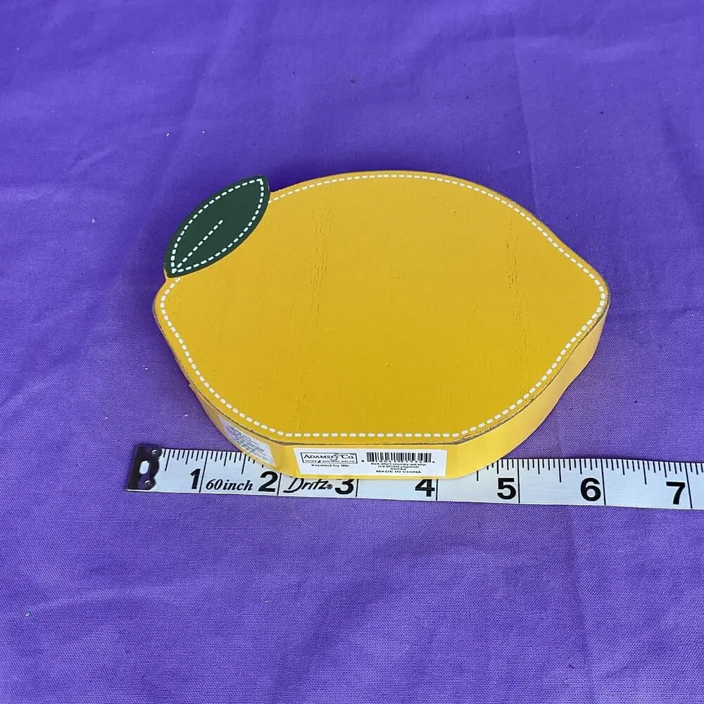 Adams and Co wooden yellow